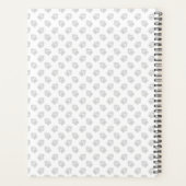 ハッピークリームゴールデンレトリバーと前足と文字 プランナー手帳 (裏面)