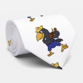 ハッピークロウ遊ズのバイオリン |背景の色の選択 ネクタイ (ロール)