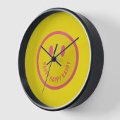 ハッピークロック 壁時計 (傾斜)