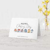 ハッピークローズ日 カード (黄色い花)