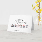 ハッピークローズ日 カード (黄色い花)