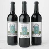 ハッピークローズ日 ワインラベル (ボトル)
