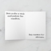 ハッピークローム誕生日 カード (内部)