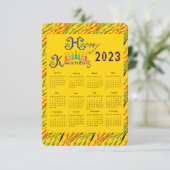 ハッピークワンザァ手帳 招待状 (スタンド正面)