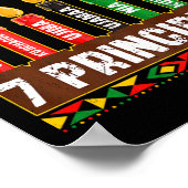 ハッピークワンザキナーラセブン原則キャンドルパン ポスター (角)