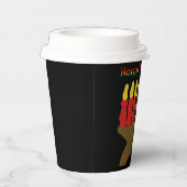 ハッピークワンザキナーラ 紙コップ (右)