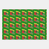 ハッピークワンザキャンドル ラッピングペーパーシート (正面3)