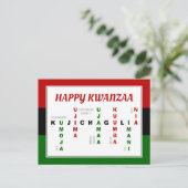 ハッピークワンザクロスワード シーズンポストカード (スタンド正面)