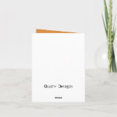 ハッピークワンザグリーティングカード カード (裏面)