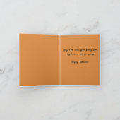 ハッピークワンザグリーティングカード カード (内部)