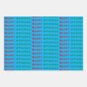 ハッピークワンザグリーティング ラッピングペーパーシート (正面2)