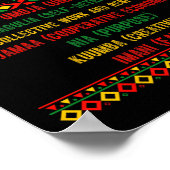 ハッピークワンザパジャマキナーラプリンシプルキャンドルパン ポスター (角)