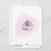 ハッピークワンザビューティフルアフリカンガールホリデーカード シーズンカード (裏面)