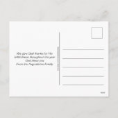 ハッピークワンザファミリーフォトホリデーポストカード シーズンポストカード (裏面)