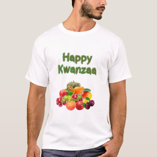 ハッピークワンザファースト Tシャツ (正面)