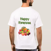 ハッピークワンザファースト Tシャツ (裏面)