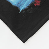 ハッピークワンザメリークリスマスアフリカンホイ フリースブランケット (角)