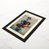 ハッピークワンザ独身のア写真 箔シーズンカード (回転した状態)