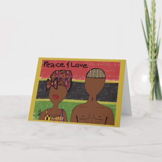 ハッピークワンザ カード (正面)