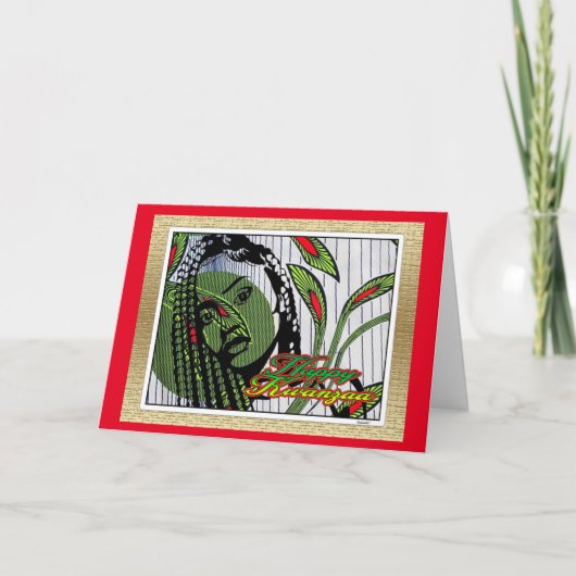 ハッピークワンザ カード (正面)