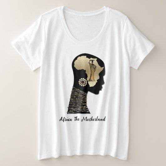 ハッピークワンザ プラスサイズTシャツ (デザイン正面)
