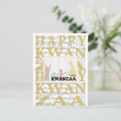 ハッピークワンザ ポストカード (スタンド正面)