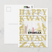 ハッピークワンザ ポストカード (正面/裏面)