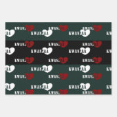 ハッピークワンザ ラッピングペーパーシート (正面2)