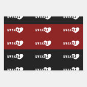 ハッピークワンザ ラッピングペーパーシート (正面)