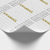 ハッピークワンザ ラッピングペーパー (角)