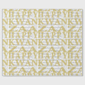 ハッピークワンザ ラッピングペーパー (フラット)