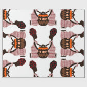 ハッピークワンザ ラッピングペーパー (フラット)