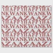 ハッピークワンザ ラッピングペーパー (フラット)