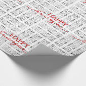 ハッピークワンザ ラッピングペーパー (角)