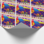 ハッピークワンザ ラッピングペーパー (角)