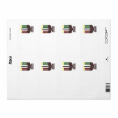 ハッピークワンザ ラベル (フルシート)