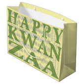ハッピークワンザ ラージペーパーバッグ (裏面アングル)