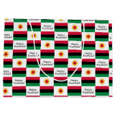 ハッピークワンザ ラージペーパーバッグ (裏面)