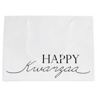 ハッピークワンザ ラージペーパーバッグ