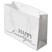 ハッピークワンザ ラージペーパーバッグ (裏面アングル)