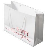 ハッピークワンザ ラージペーパーバッグ (正面アングル)