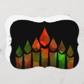 ハッピークワンザ《写真》ぼけ味キナーラ 招待状 (正面/裏面)