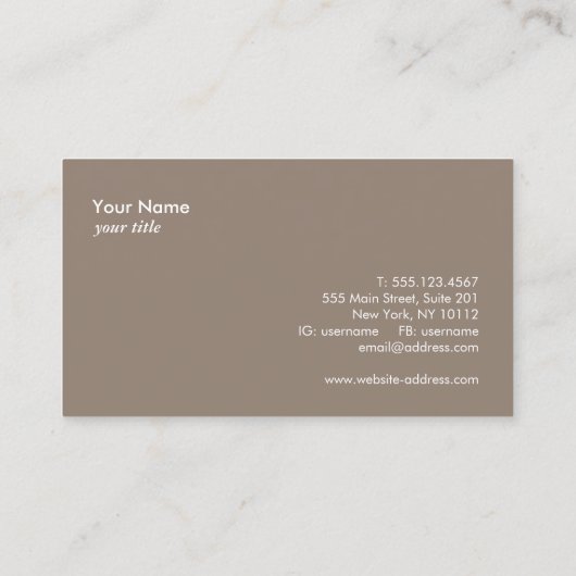 ハッピーグラインブッダニューエイジ 名刺 (裏面)