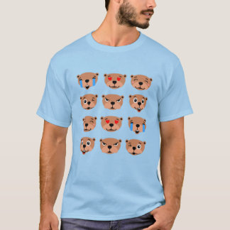 ハッピーグラウンドグスデイ可愛い絵文字かわいい Tシャツ