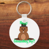 ハッピーグラウンドホッグの日! キーホルダー (正面)