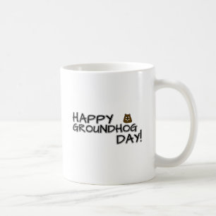ハッピーグラウンドホッグの日! コーヒーマグカップ