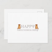 ハッピーグラウンドホッグの日 シーズンポストカード (正面/裏面)