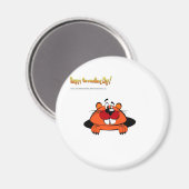 ハッピーグラウンドホッグの日 マグネット (正面/裏面)