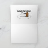 ハッピーグラウンドホッグデー カード (内部)