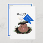 ハッピーグラウンドホッグデー シーズンポストカード (正面/裏面)